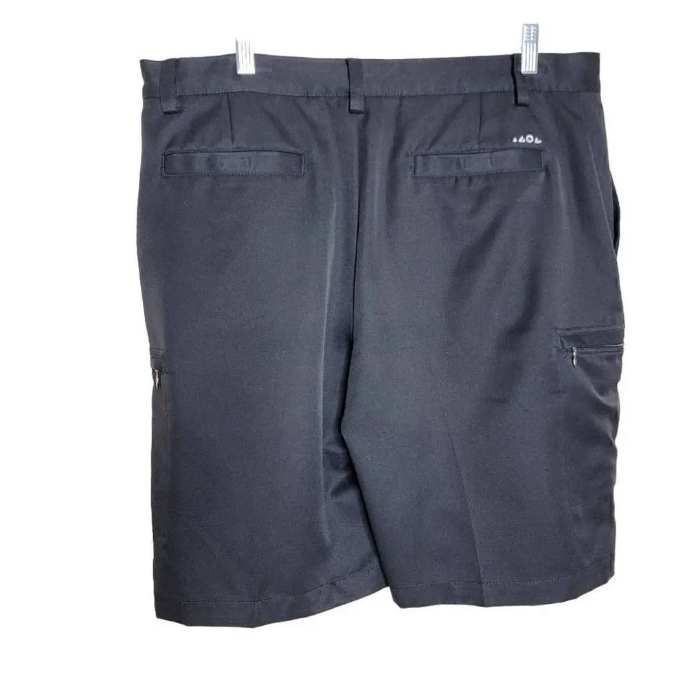 IZOD Perform x Golf Cargo Shorts Black 36